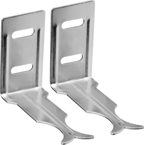 Кронштейн для радиаторов угловой, оцинкованный, 2 шт, ЗУБР