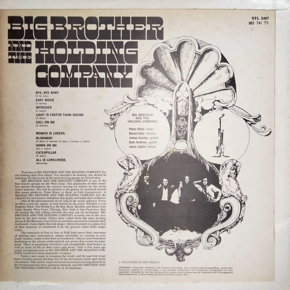 Big Brother & The Holding Company / Big Brother & The Holding Company (LP)