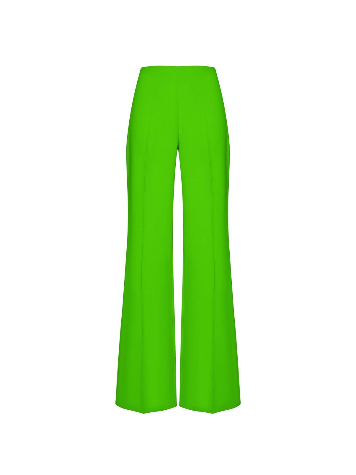 Брюки расклешенные из крепа