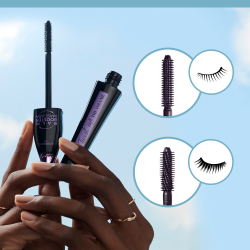 Bourjois Twist Up The Volume - Тушь для ресниц, увеличивающая объем с щеточкой 2 в 1 оттенок 22 Black Balm, 8 ml