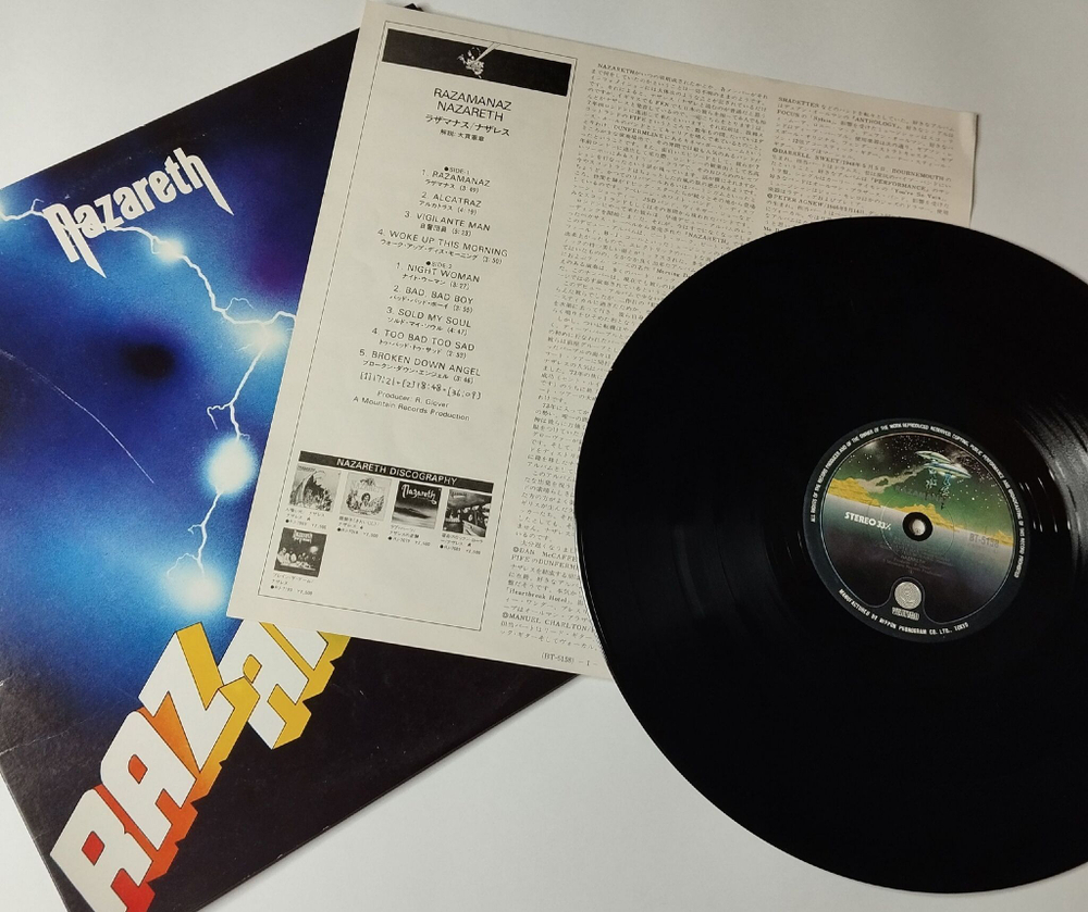 Винтажная виниловая пластинка LP Nazareth Razamanaz (Japan 1978) (No Obi) Night Woman