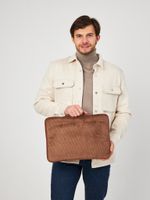 Чехол для ноутбука 14" и 15,6" (Рубчик коричневый)
