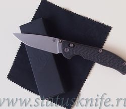 Нож Широгоров Табарган 100NS S35VN CF 3D карбонфотография - 1