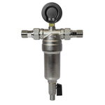 Фильтр самоочищающийся 1/2'' нар/нар с манометром VRT