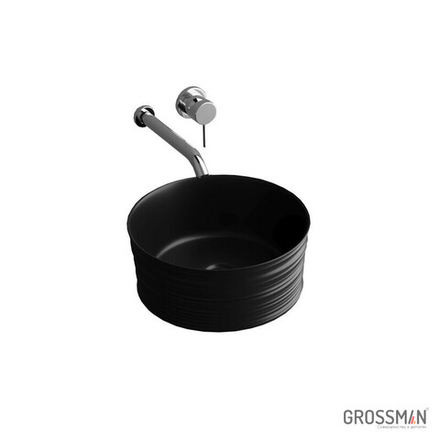 Раковина матовая Grossman GR-3025ВМ черный