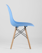 Стул Eames Style DSW голубой x4 (разборный каркас)