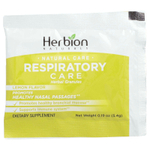 Herbion Naturals, Respiratory Care, травяные гранулы, натуральный лимон, 10 пакетиков по 5,4 г (0,19 унции)