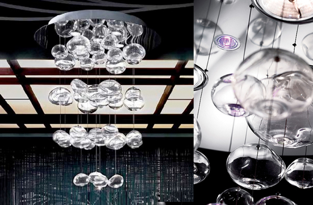 Ceiling design lamp Ether by Leucos D80