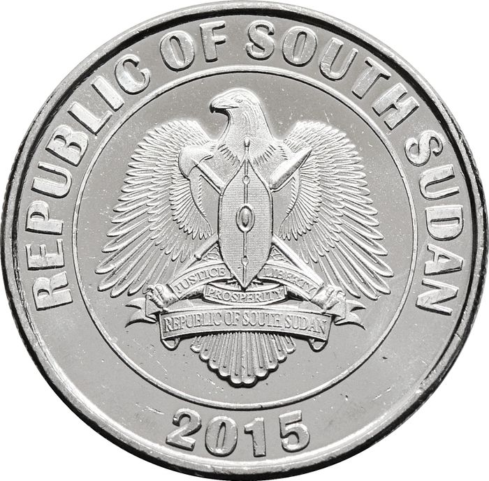 50 пиастров 2015 Южный Судан