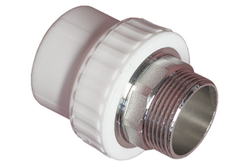 Муфта комбинированная полипропиленовая DN 63 х 2" Наружная резьба Valfex, 10135063 упак. 2шт