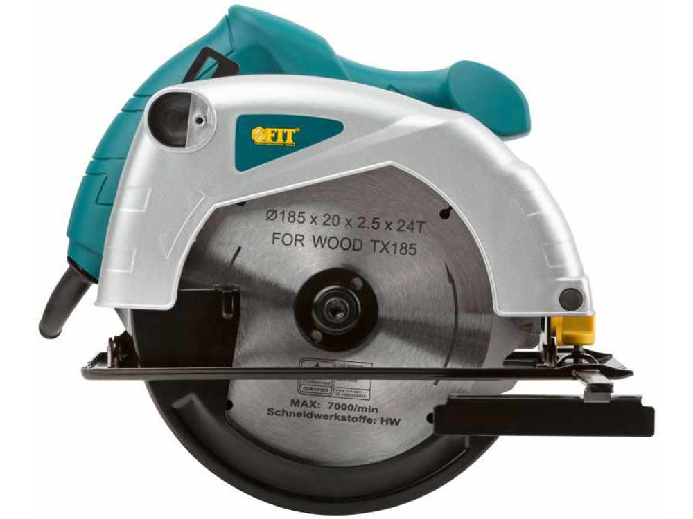Пила Дисковая FIT 1200 Вт 4500 об/мин 185/20мм жел.опора (коробка)