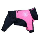 зимний комбинезон для собаки девочки розовый