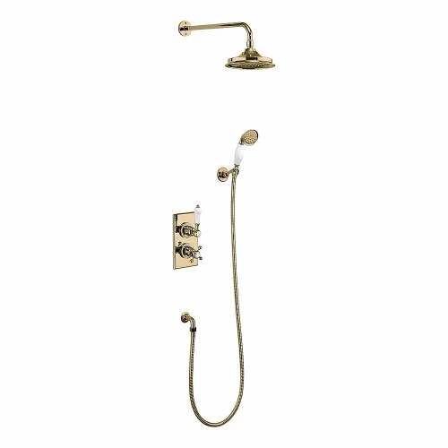 Душевая система Burlington Trent TF2S GOLD/V17 GOLD золото