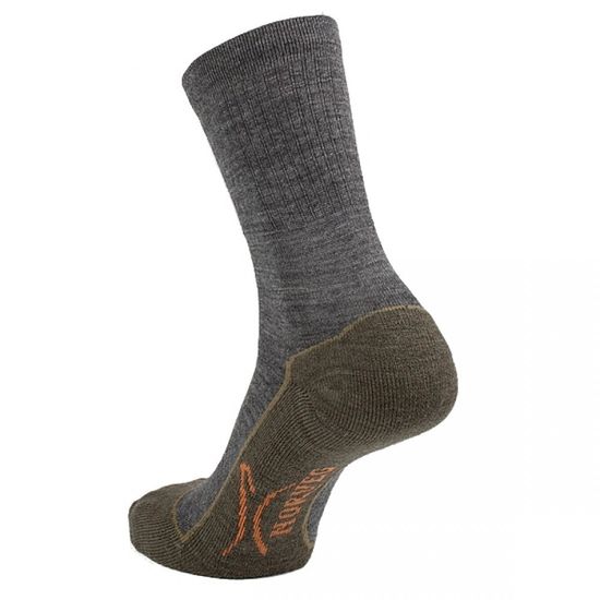 Термоноски мужские Norveg Hunter для охоты и рыбалки 9HMRU-030,серый-зеленый меланж
