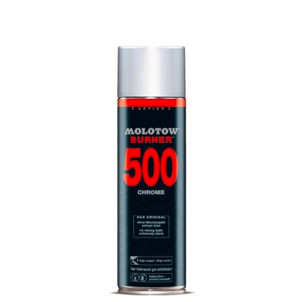 Краска Molotow BURNER - 500мл (Chrome)
