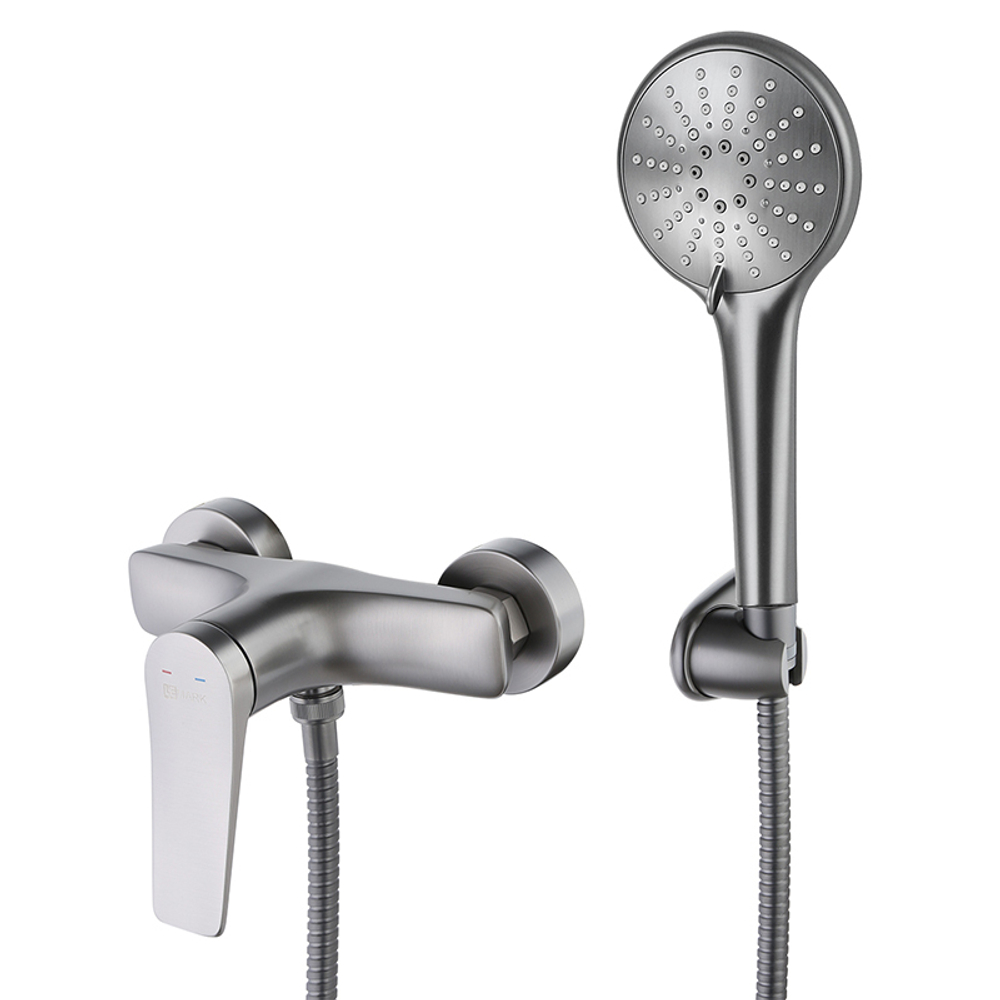 смеситель душ LEMARK Bronx, графит LM3703GM