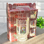 Набор 4 предмета (3 стопки 50мл, кружка для пива 500мл) Приколы