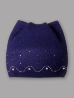 Шапка вязаная осенняя для девочки