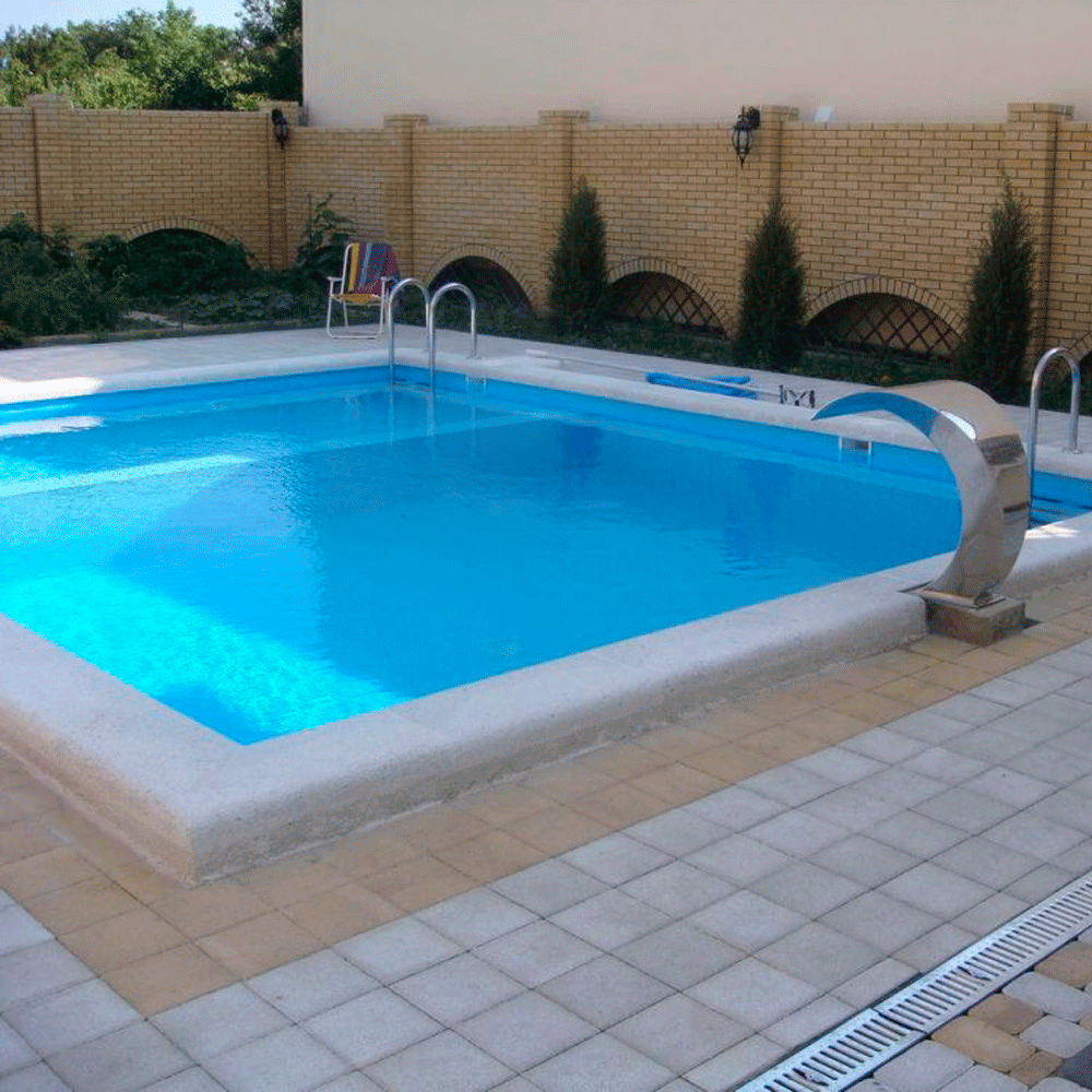 Тротуарная плитка КВАДРАТ 300х300 мм - Гранит Желтый