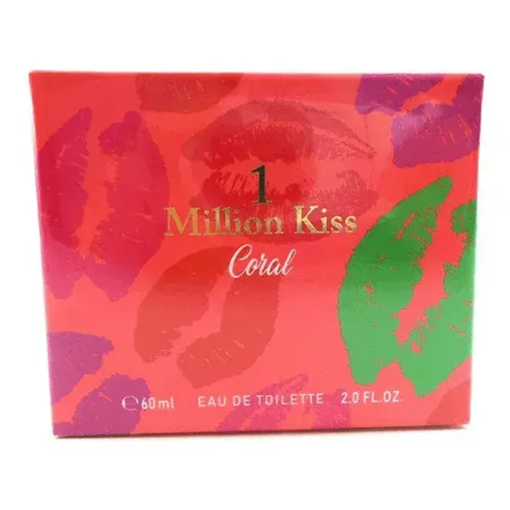 Туалетная вода для женщин "1 MILLION KISS CORAL" 60мл Россия