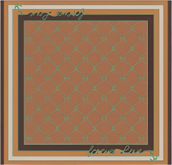 Платок двойной печати 88x88 см AV-HA33902