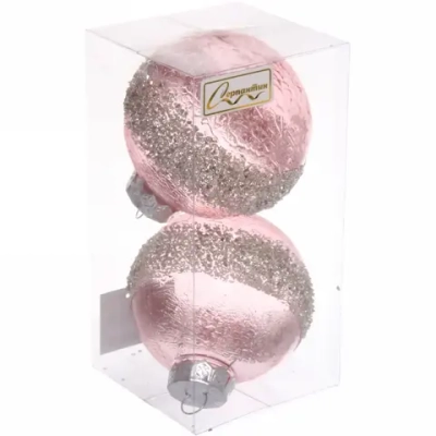 Набор украшений SHINE «Diamonds» 8 см (2 шт.), baby pink