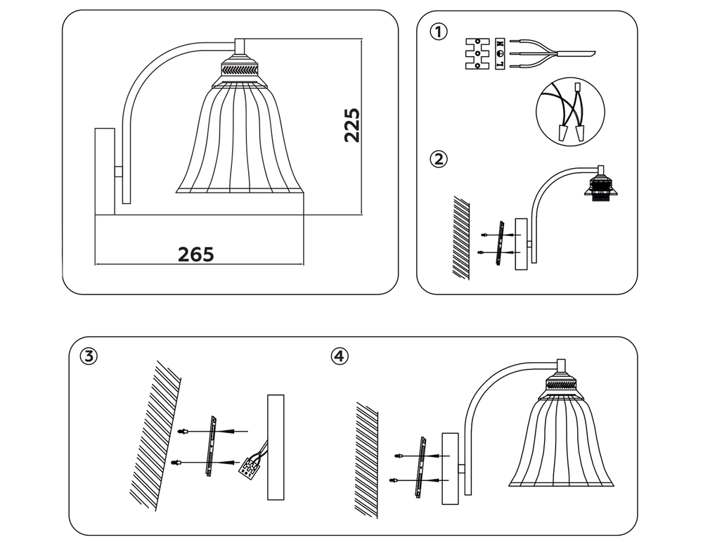 Ambrella Настенный светильник Traditional TR3052