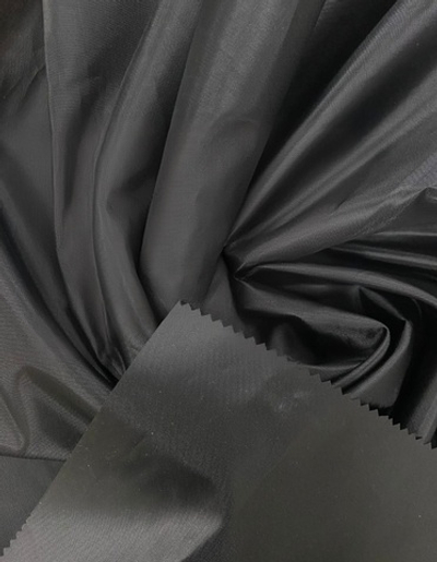 Ткань Оксфорд 200D, 95 гр, PU 1000, чёрный