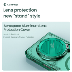 Чехол прозрачный зеленого цвета от Nillkin с металлической крышкой и поддержкой беспроводной зарядки MagSafe на OPPO Find N5, серия Iceblade Fold Magnetic