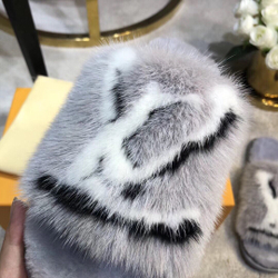 Louis Vuitton Fur Slide