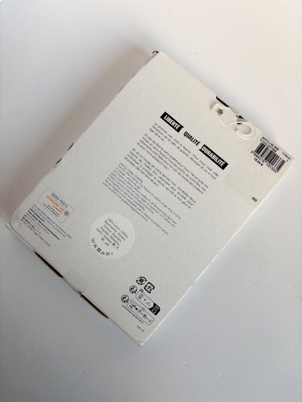 Новые хлопковые трусы Petit Bateau, 110