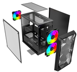 Корпус mATX Powercase Mistral Micro A3B ARGB