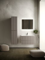 Тумба с раковиной Sancos Snob R 80 см SNR80SM doha soft