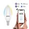 Лампа светодиодная диммируемая Gauss Smart Home E14 5W 2700-6500K матовая 1110112