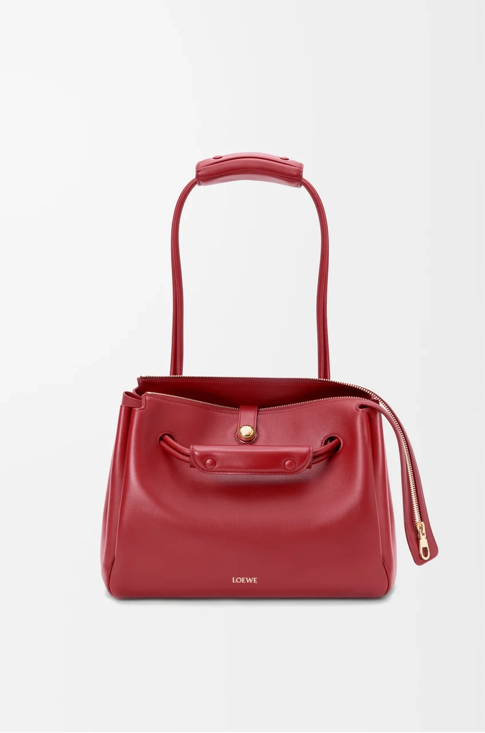 Loewe Сумка Madrid среднего размера из мягкой телячьей кожи, красный