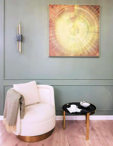 Кресло TG-609, зеленый велюр