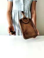 Доска деревянная для подачи сервировочная