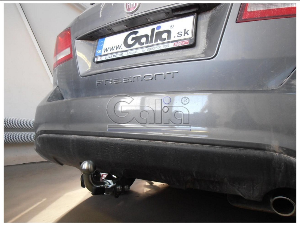 Фаркоп оцинкованный Galia D042A для Dodge Journey 2008-, FIAT Freemont 2011-(паспорт и сертификат в комплекте)(без электрики)