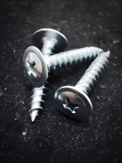 Саморез с прессшайбой 4,2х25 (острый) - 50 штук, универсальный, оцинкованный, шлиц Ph-2