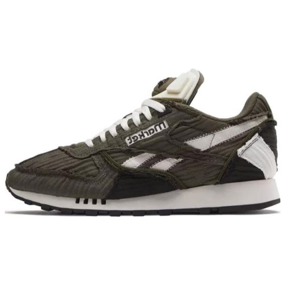 reebok Classic Leather Беговые кроссовки Низкие Топ Яшмовый Унисекс