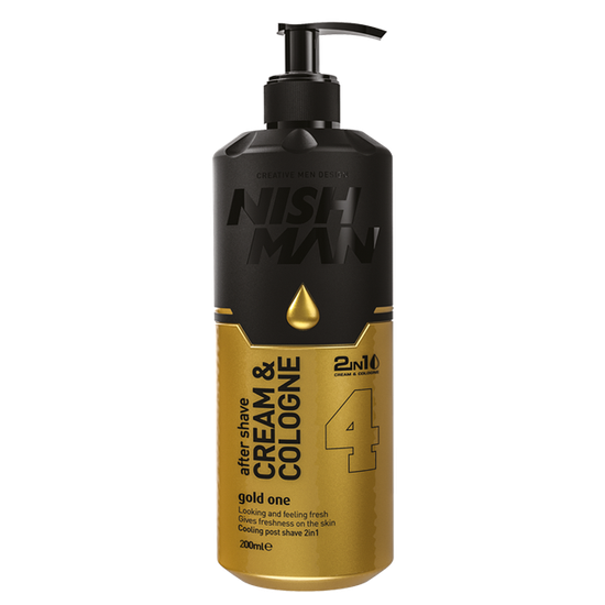 NISHMAN AFTER SHAVE CREAM COLOGNE 2IN1 200 мл