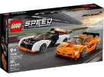 Конструктор LEGO Speed Champions 76918 McLaren Solus GT и McLaren F1 LM