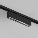 DK6444-BK Поворотный однофазный трековый светильник EDDER со светодиодом L273mm 220V 20W 30° 4000K IP20 черный алюминий