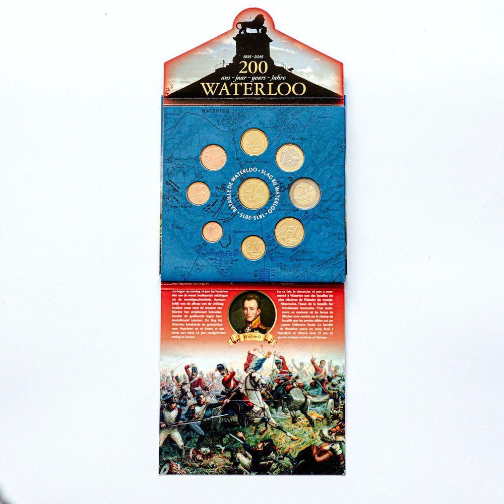 Belgium 2015 Year Set – "Waterloo" + 2½ "200th Anniversary of the Battle of Waterloo"