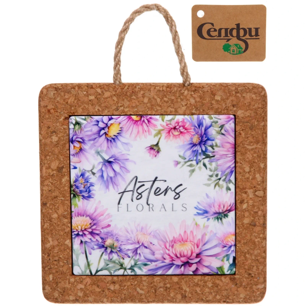 Подставка декоративная 14,5*14,5см «Астры»