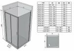 Душевая дверь Ravak Blix BLDP2-120 профиль хром/стекло прозрачное