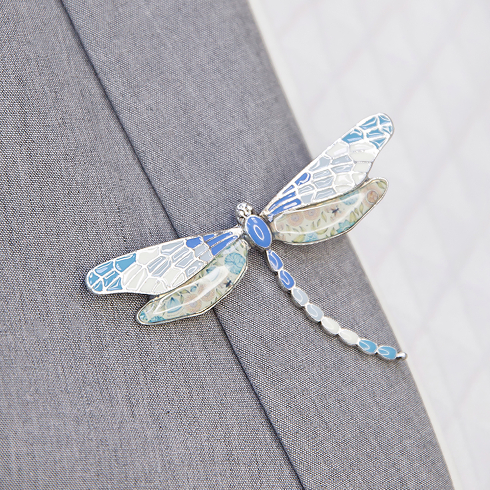 Брошь Shadore Стрекоза XZ0417.21 BL/S