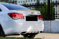 Лип спойлер Chevrolet Cruze (черный глянец)
