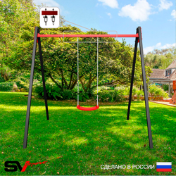 Уличные качели Sv Sport Maxi УК136.1В1 (3.0м/"Лодочка"/Подвесы на втулке 1к)