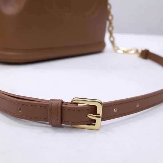 Сумка Dior C'est Dior, модель среднего формата коричневый